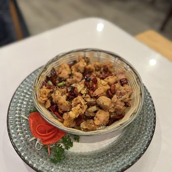 Sichuan Home signature dishes Mapo Tofu, Water Boiled Fish, Chongqing Spicy Chicken, Dan Dan Noodles